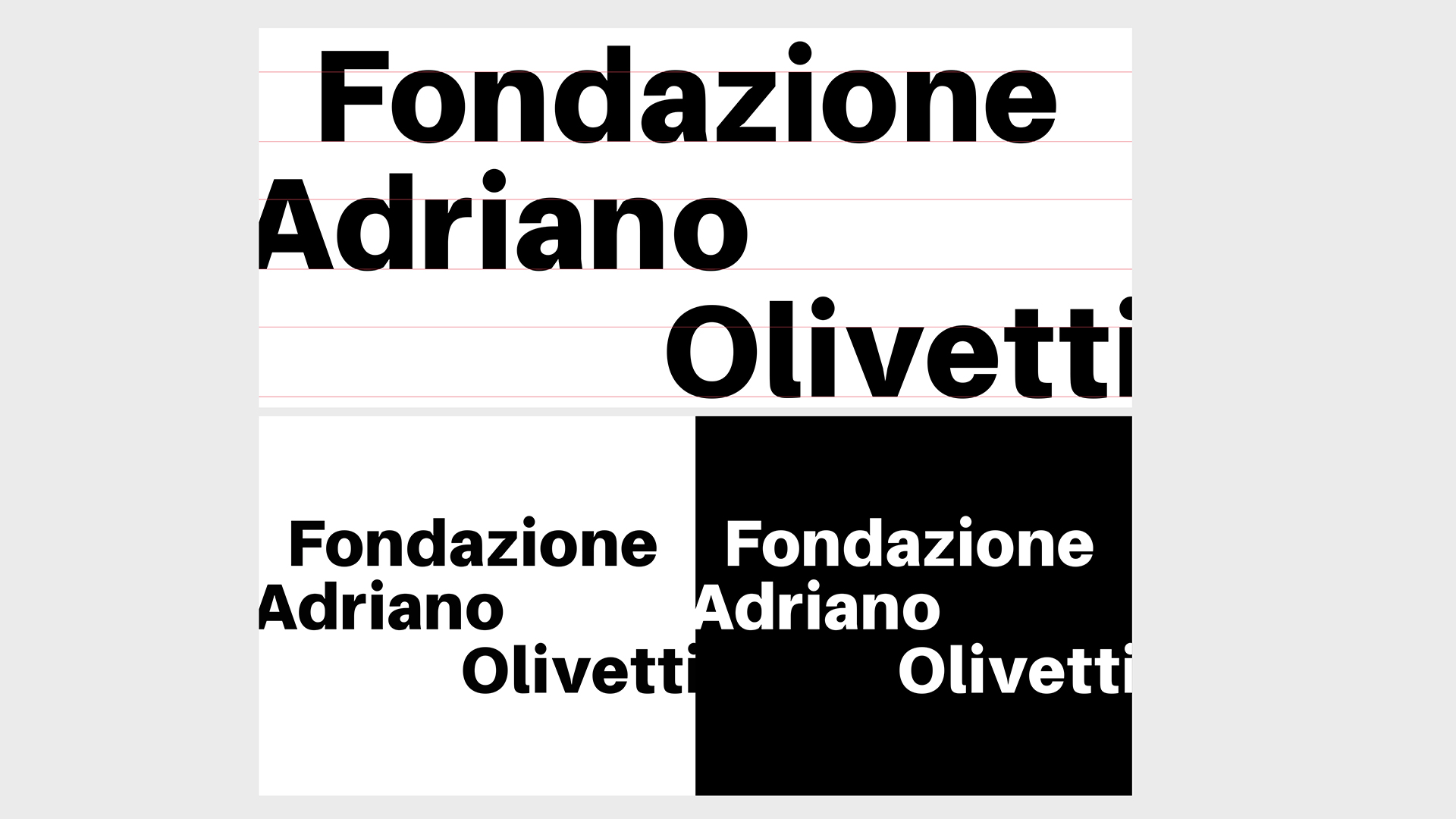 Fondazione Adriano Olivetti – Logo Design