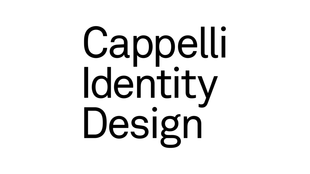 Cappelli Identity Design Logo White