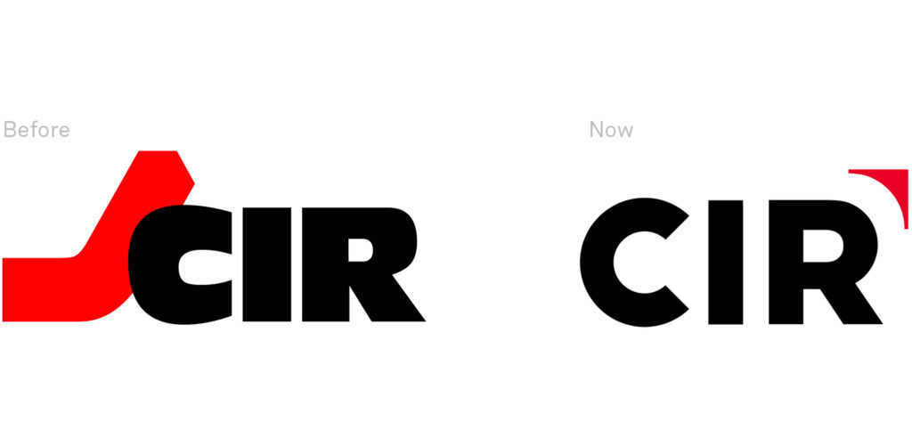 CIR Logo - before and next