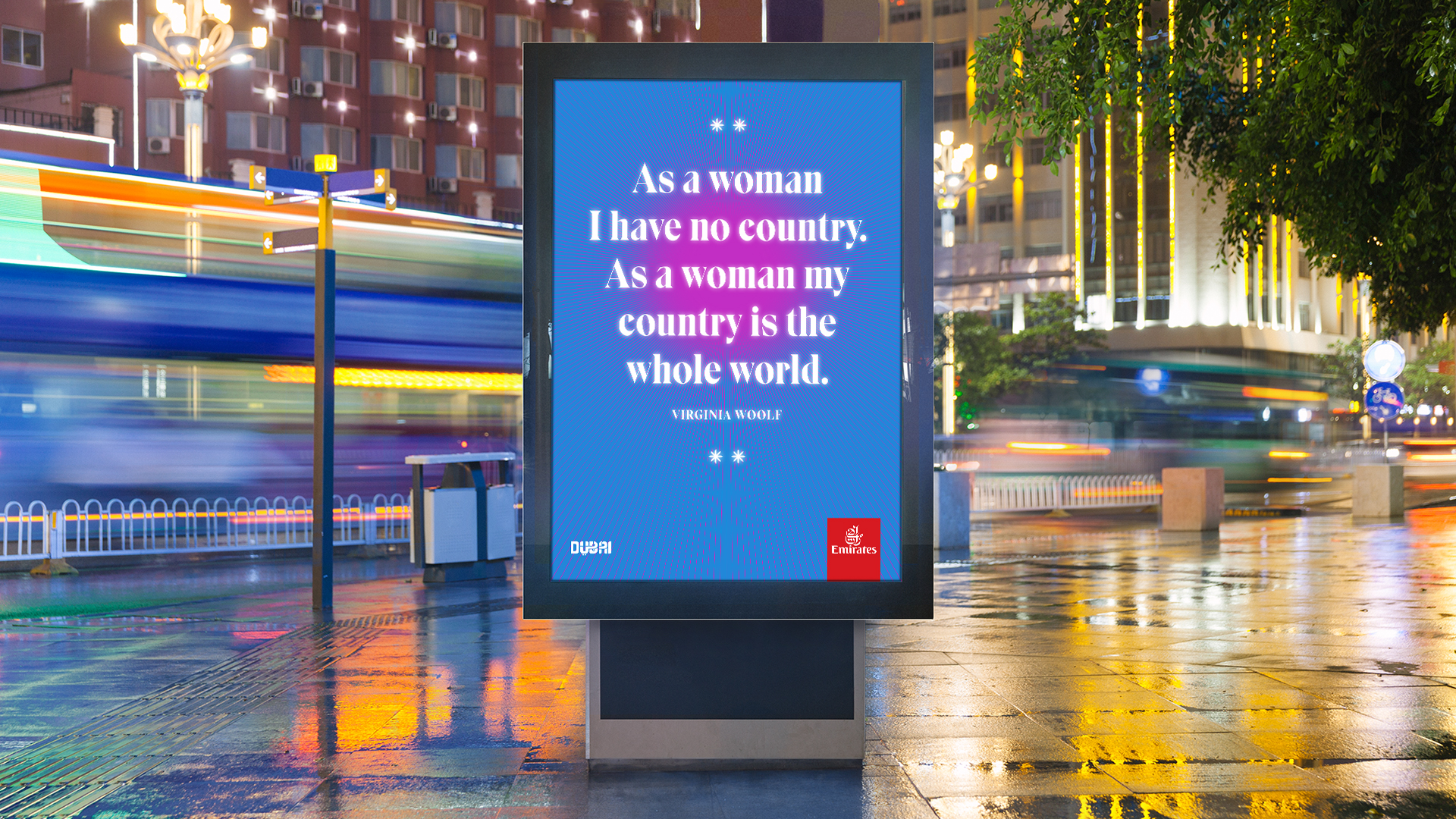 Emirates Dubai – Advertising on Street