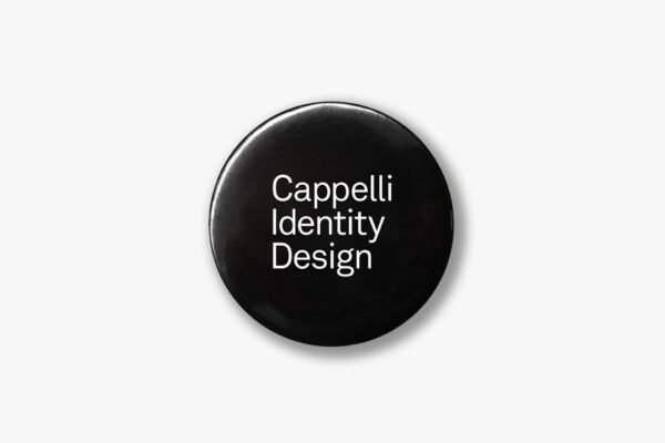 Black pin logotype Cappelli Identity Design