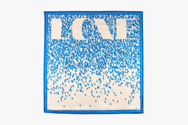 Foulard Love Blue