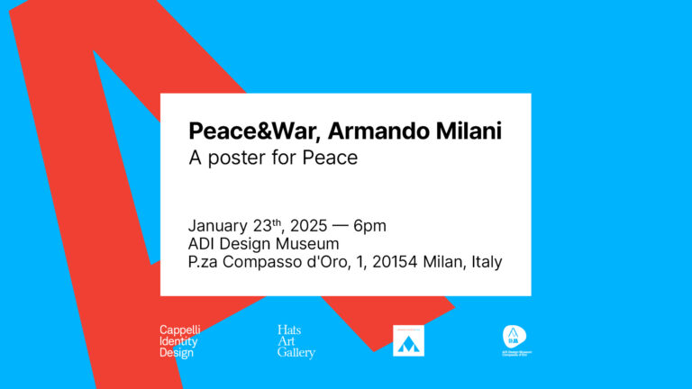Peace&War, Armando MIlani: a poster for Peace