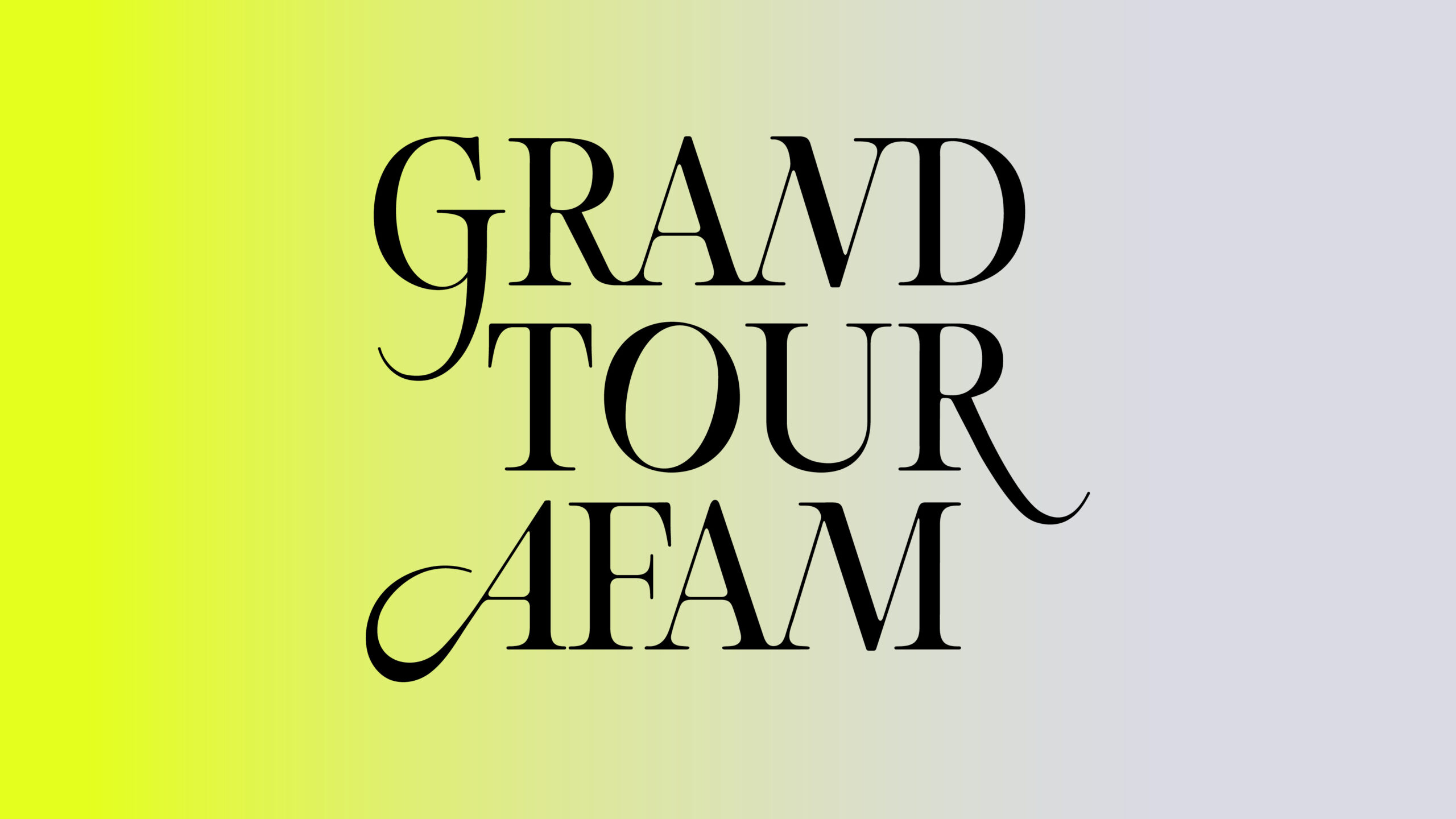 Grand Tour AFAM Cappelli Identity Design