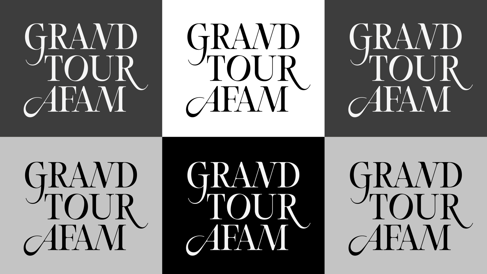 Grand Tour AFAM, Cappelli Identity Design – Dynamic brand