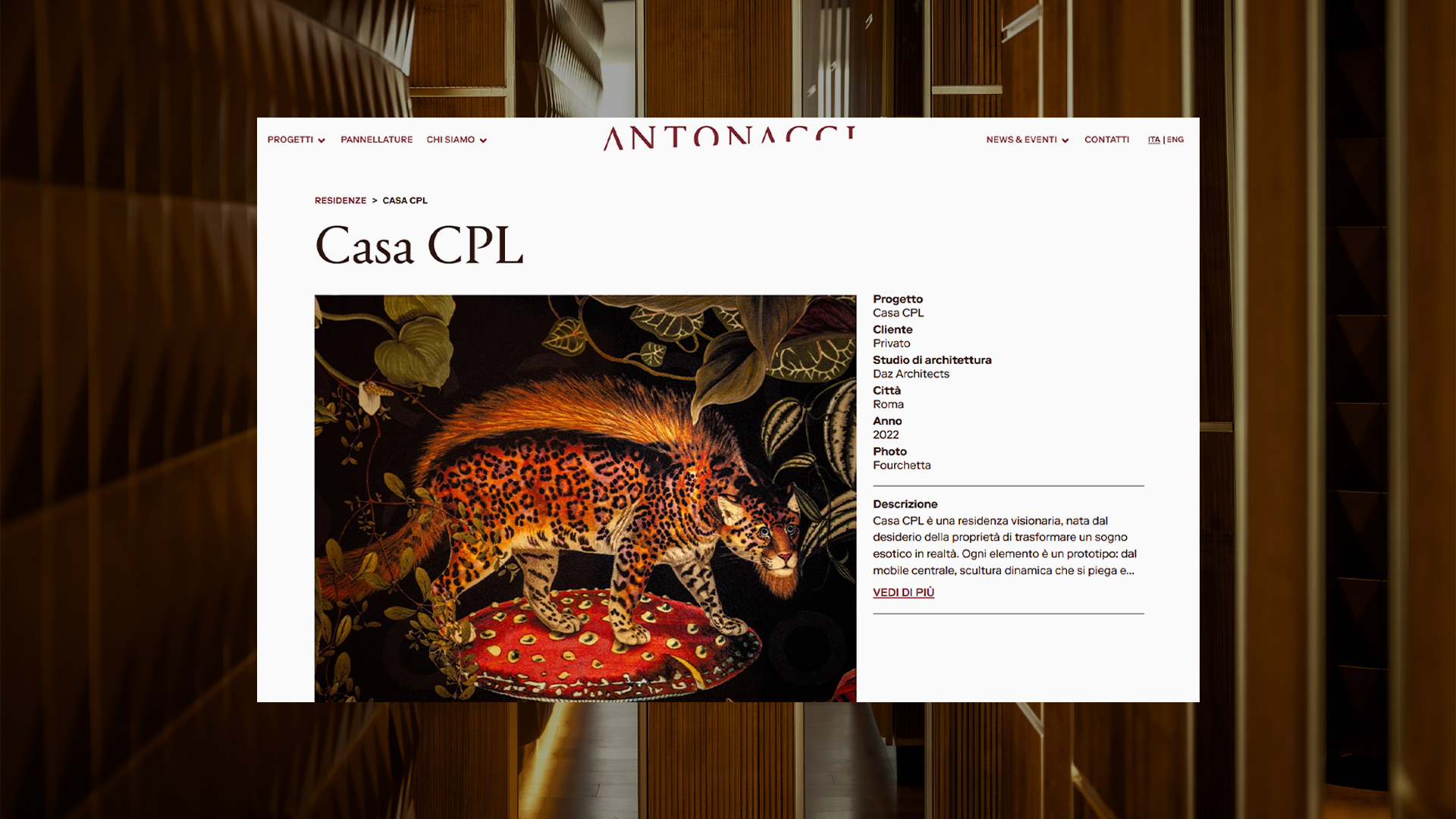 Antonacci Falegnamerie, Dynamic brand by Cappelli Identity Design