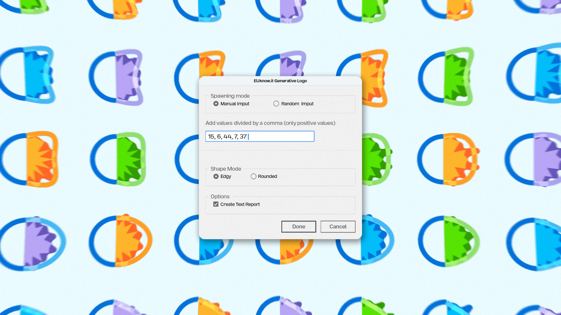 EUknow.it Dynamic brand by Cappelli Identity Design