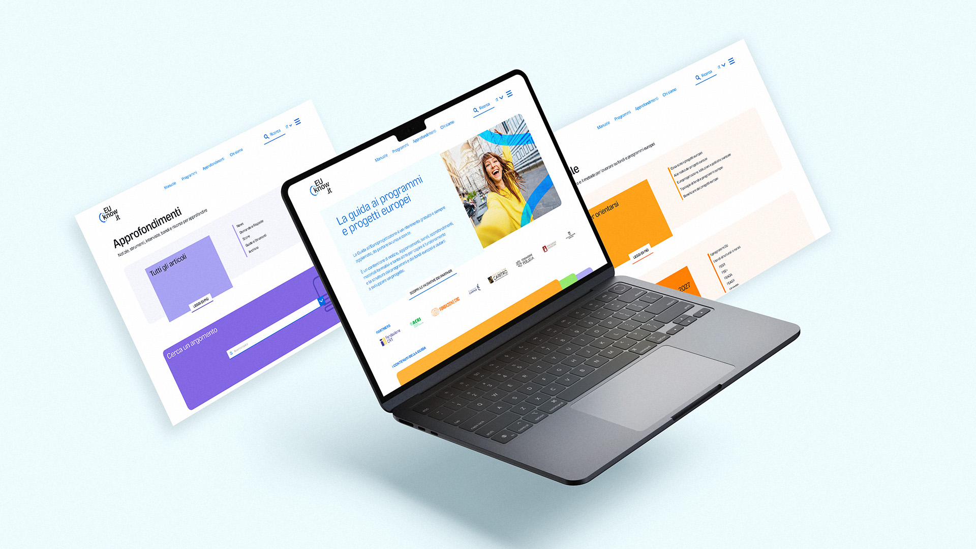 EUknow.it Dynamic brand by Cappelli Identity Design