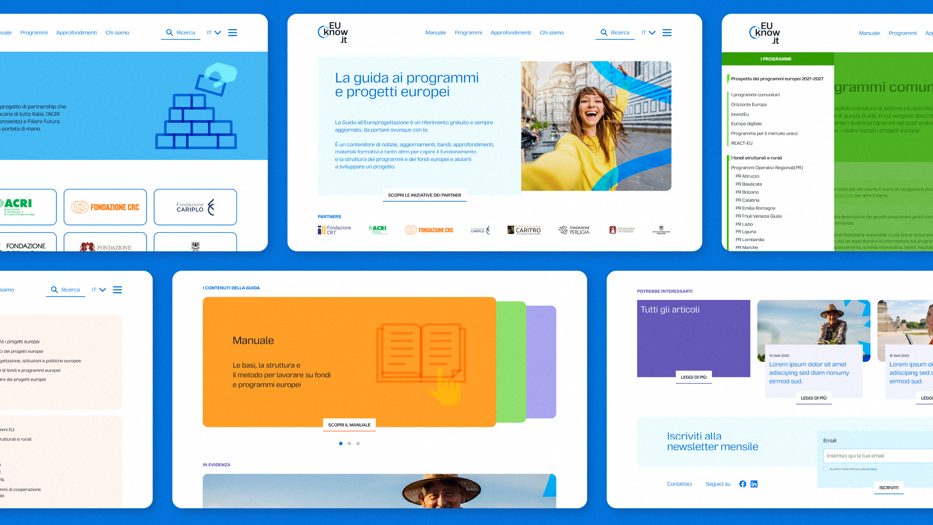 EUknow.it Dynamic brand by Cappelli Identity Design