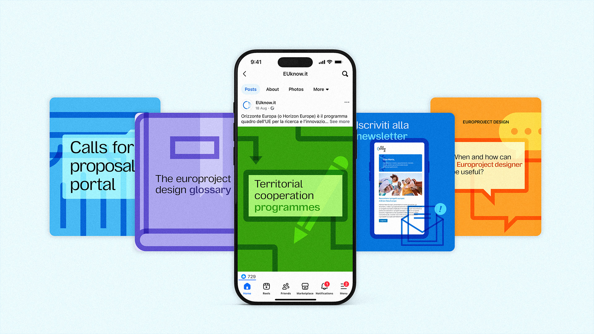 EUknow.it Dynamic brand by Cappelli Identity Design