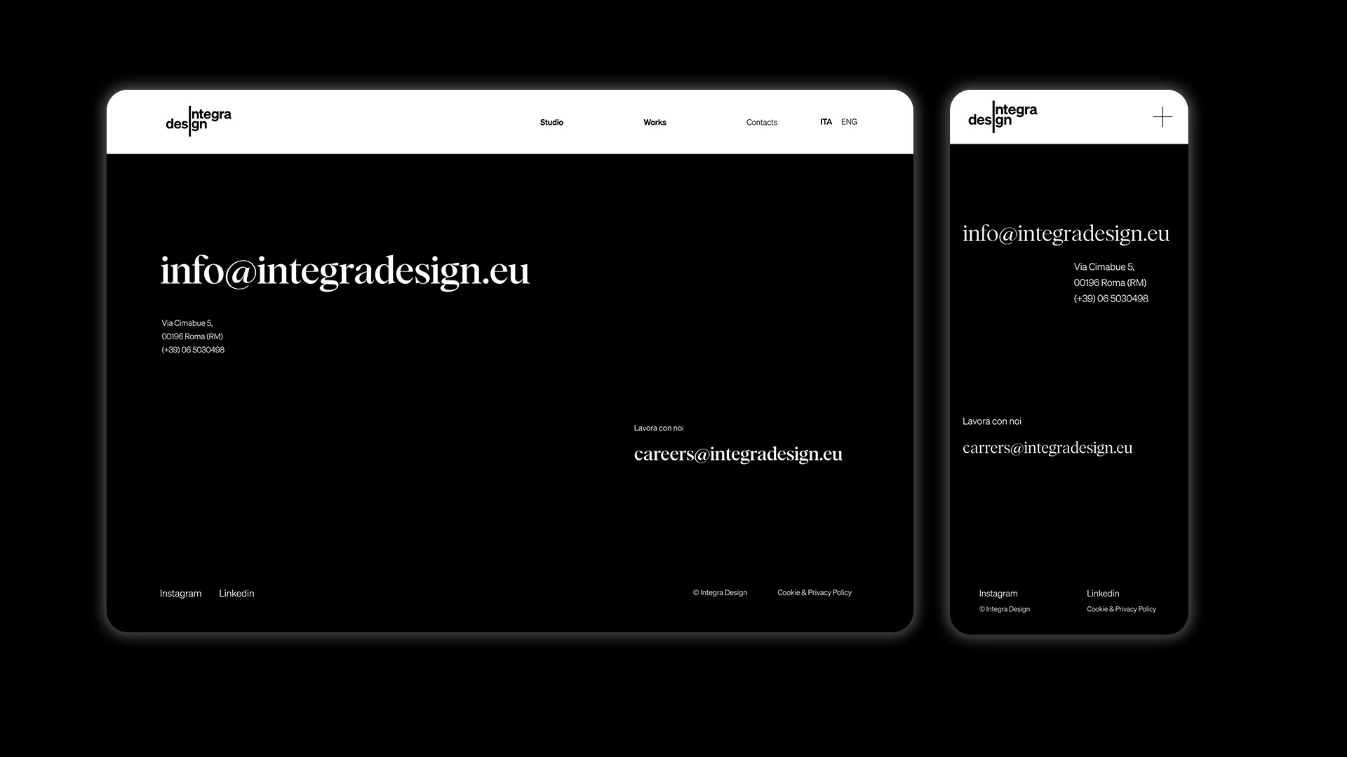 Integra Design Dynamic brand, Cappelli Identity Design