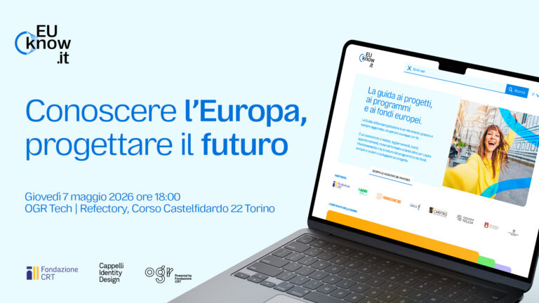 EUknow.it evento Fondazione CRT, Cappelli Identity Design in OGR Tech